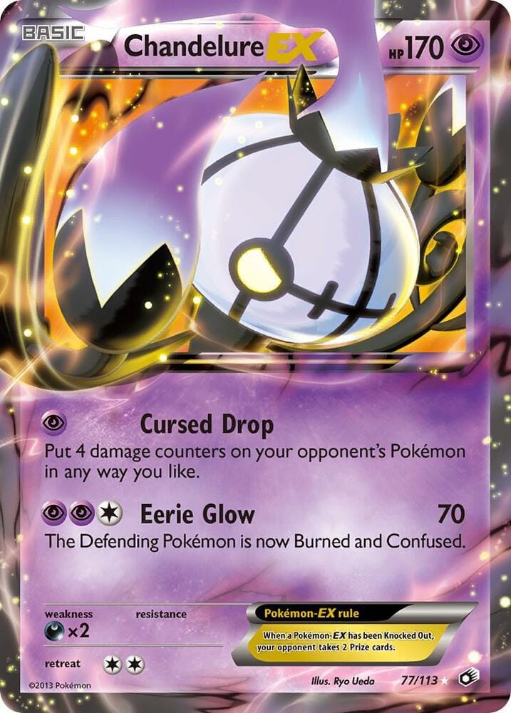 Chandelure EX 77/113 Legendary Treasures (LTR)