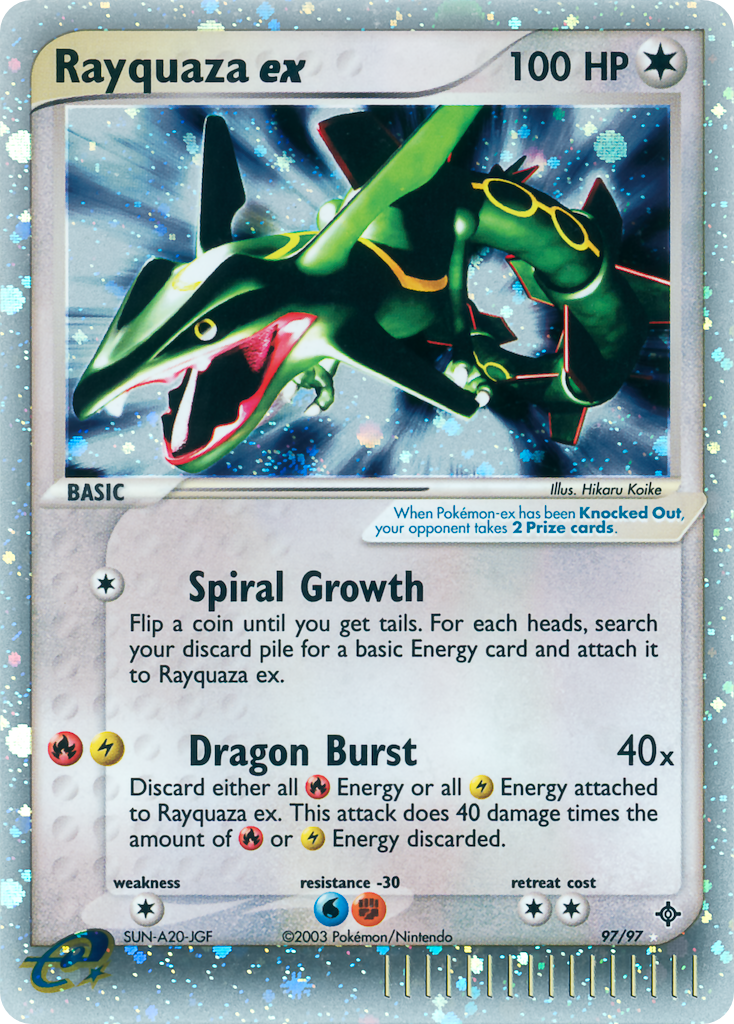 Rayquaza Ex 97/97