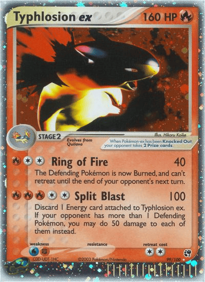 Typhlosion Ex 99/100