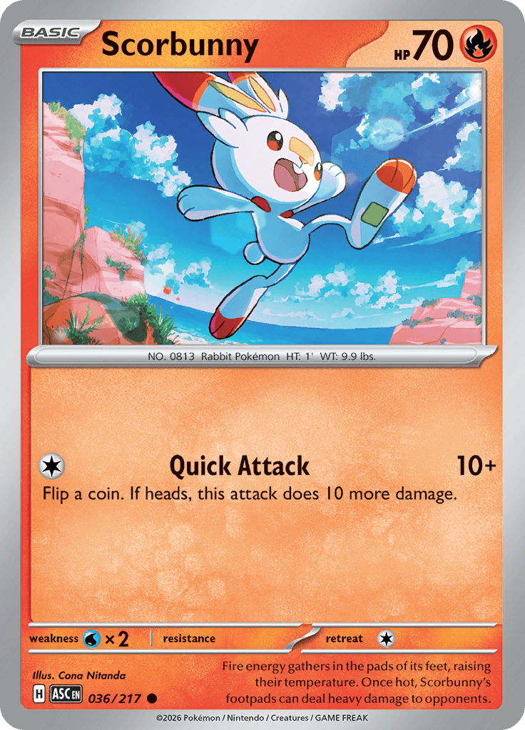 Scorbunny 026/142| Stellar Crown – Afkstore.cl