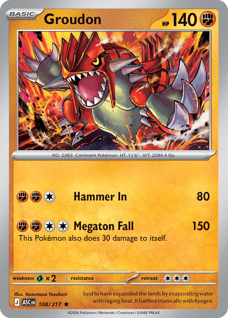 Groudon 108/217
