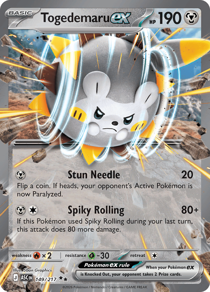 Togedemaru Ex 149/217