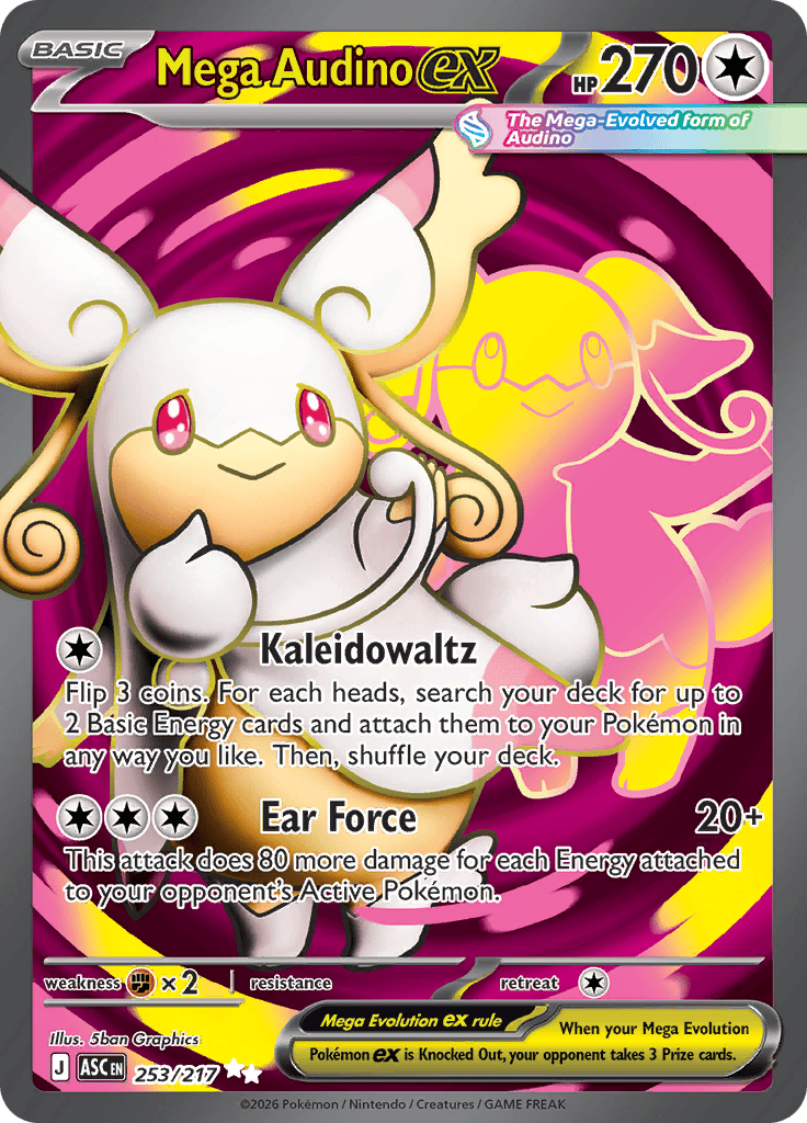 Mega Audino Ex - 253/217