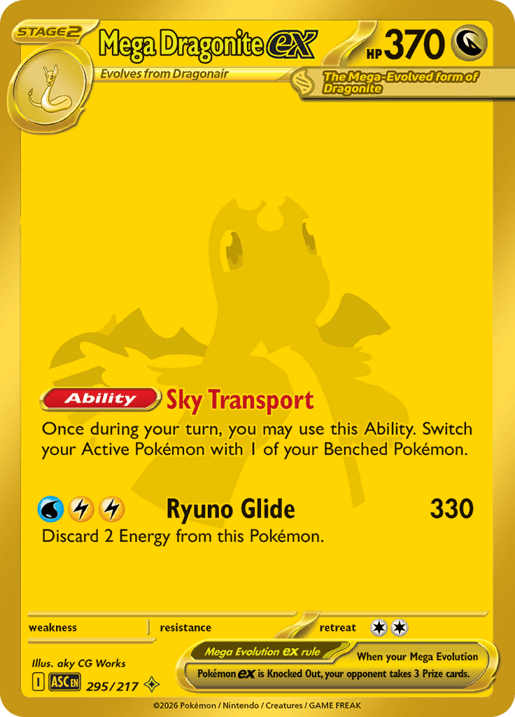Mega Dragonite Ex - 295/217 – Afkstore.cl