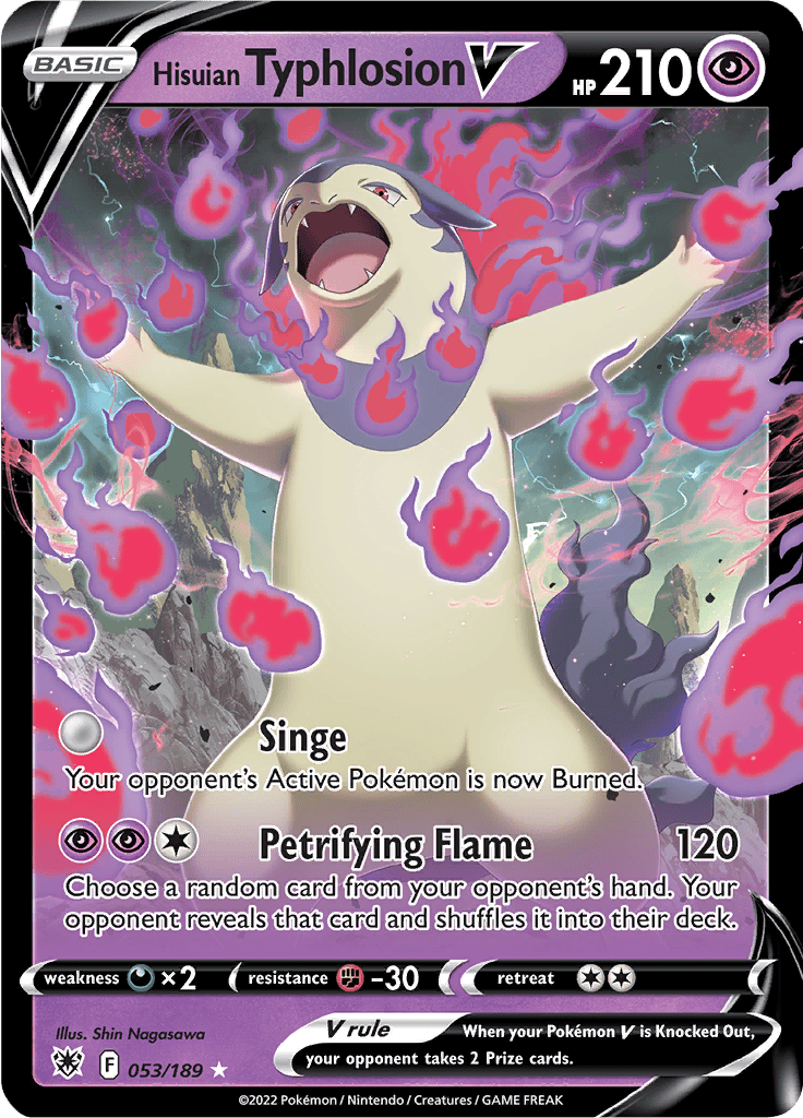 Hisuian Typhlosion V 053/189