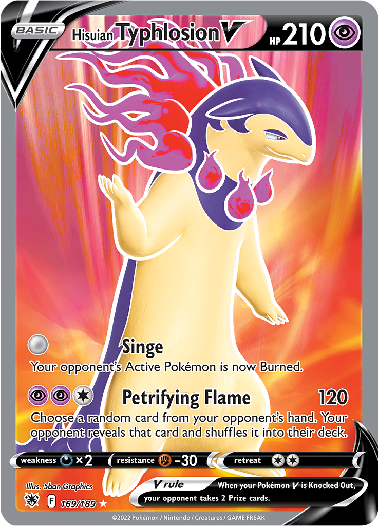Hisuian Typhlosion V (Full Art) 169/189