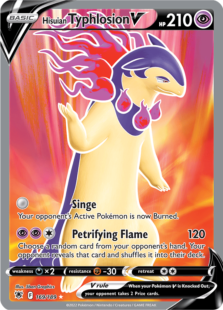 Hisuian Typhlosion V (Full Art) 169/189