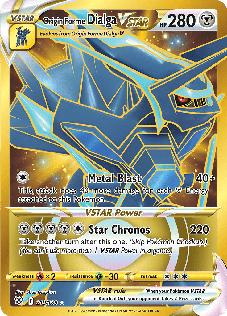Origin Forme Dialga VSTAR - 210/189