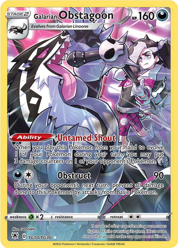 Galarian Obstagoon - TG10/TG30