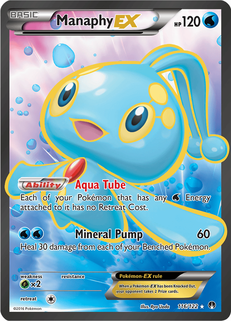 Manaphy EX (Full Art) 116/122 – Afkstore.cl