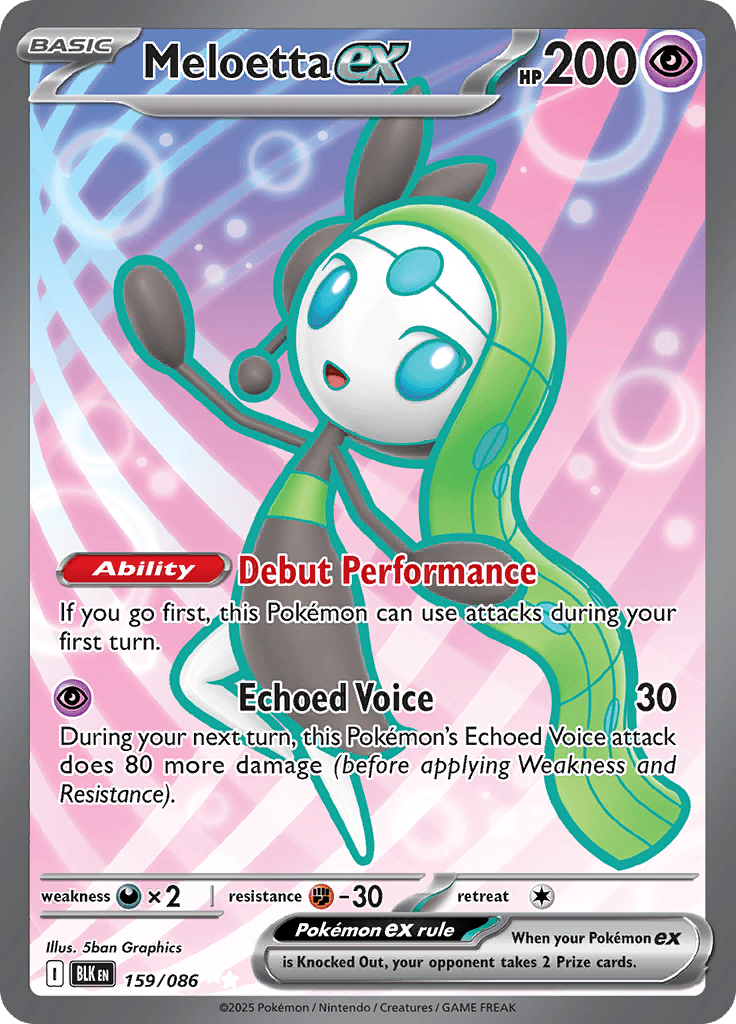 Meloetta Ex - 159/086