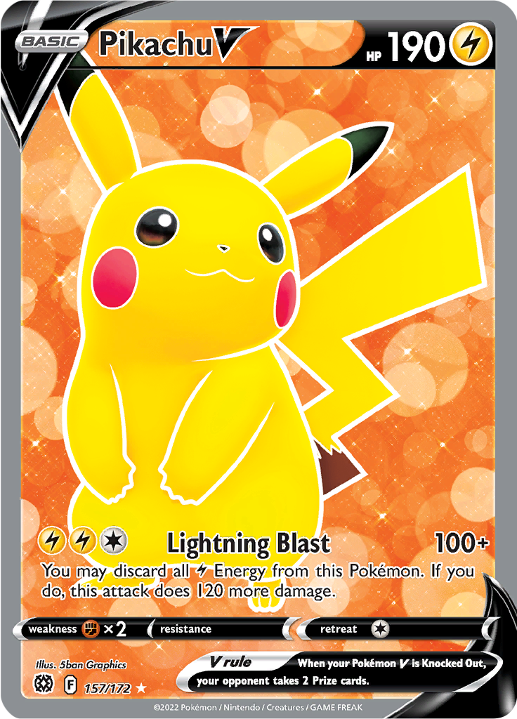 Pikachu V (Full Art) - SWSH09