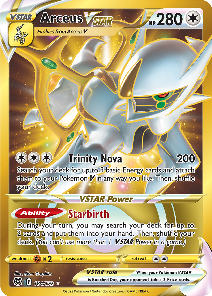 Arceus VSTAR 184/172
