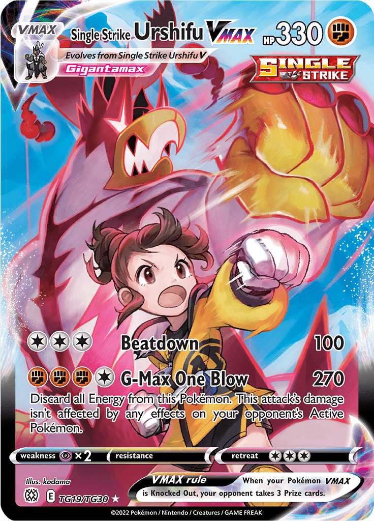 Single Strike Urshifu VMAX - TG19/TG30