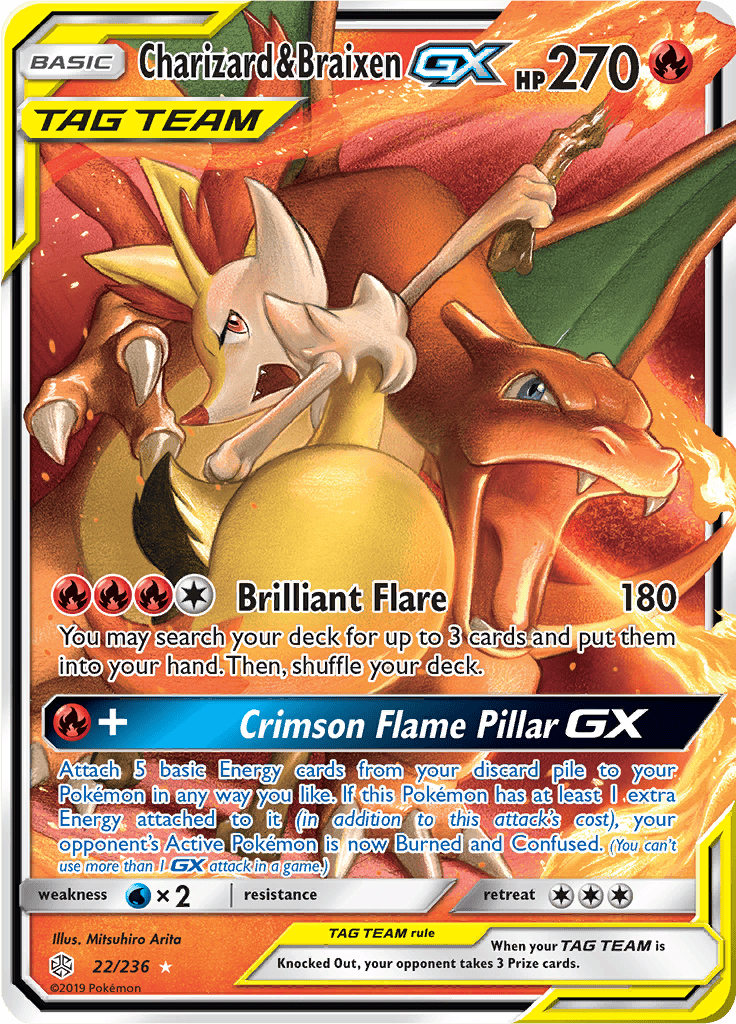Charizard & Braixen GX 22/236