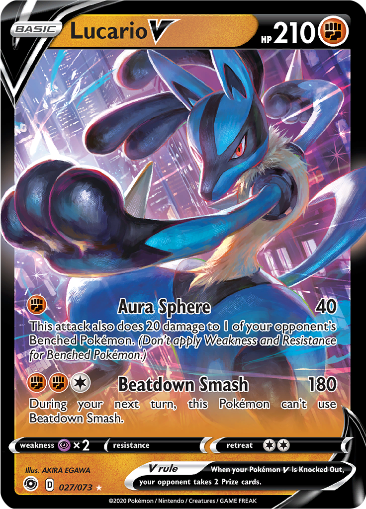 Lucario V 27/73