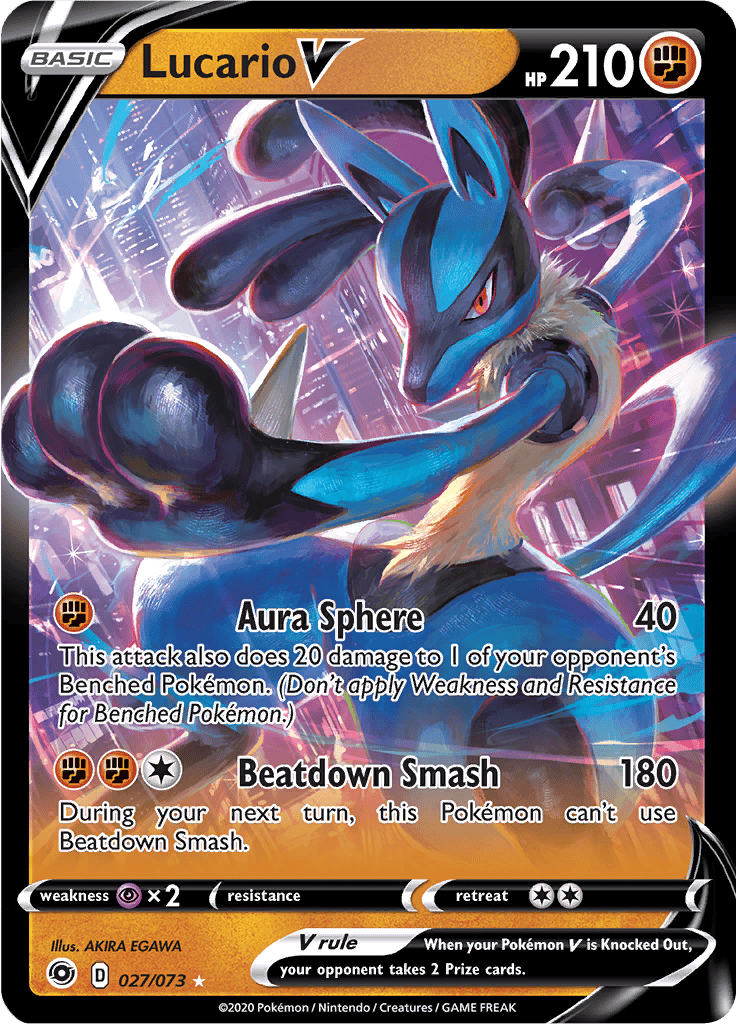 Lucario V 27/73