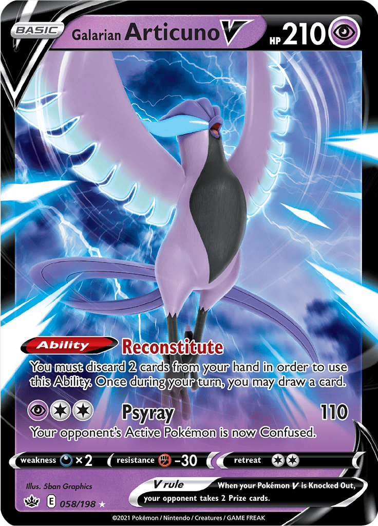 Galarian Articuno V 058/198