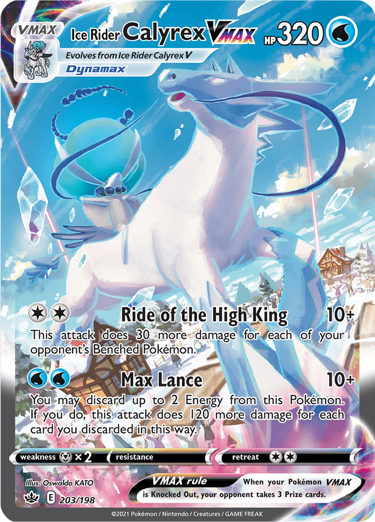 Ice Rider Calyrex VMAX 203/198