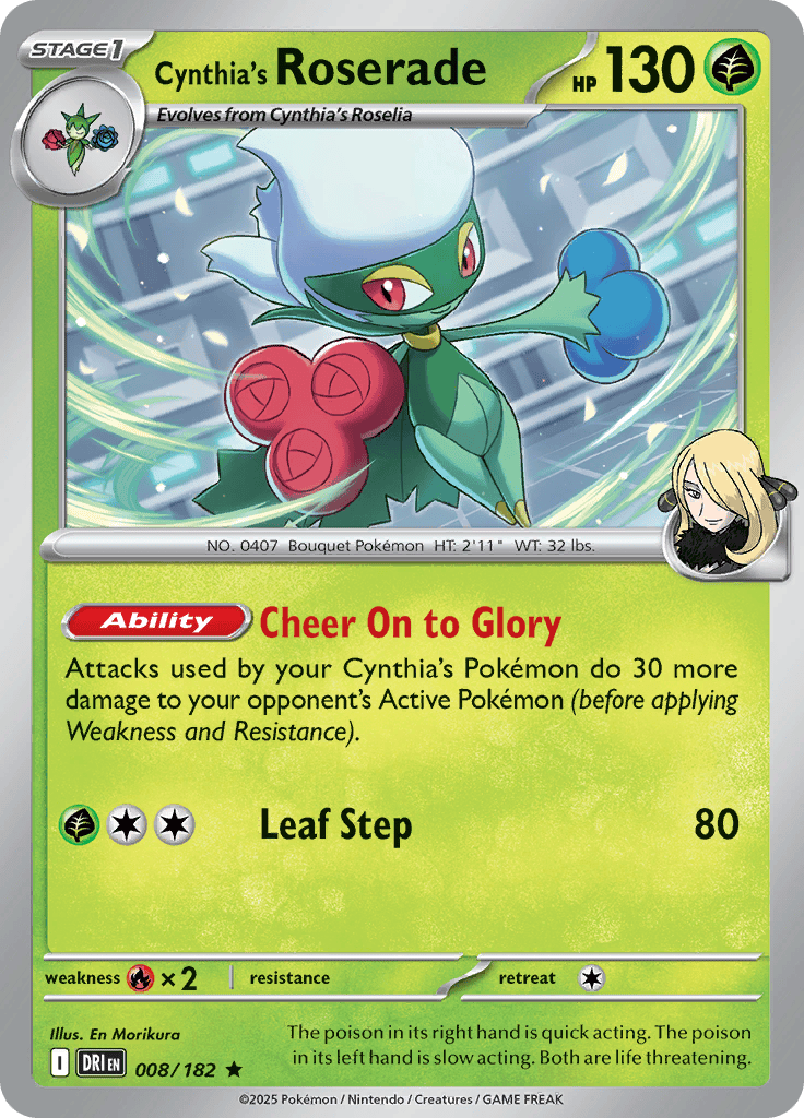 Cynthia's Roserade 008/182