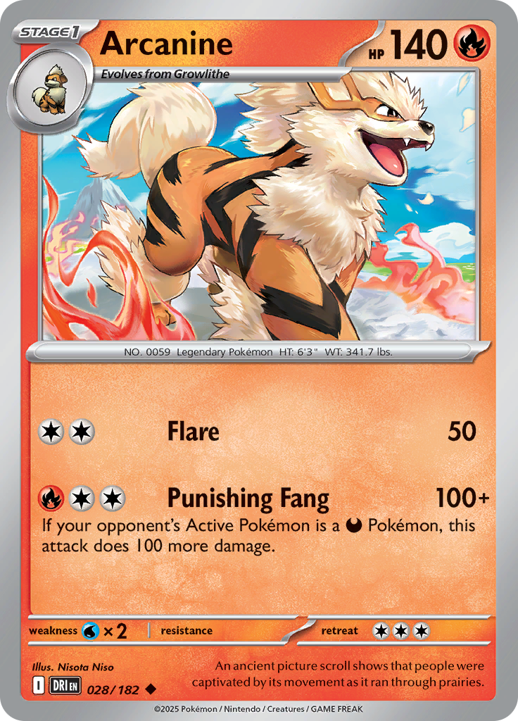 Arcanine 028/182