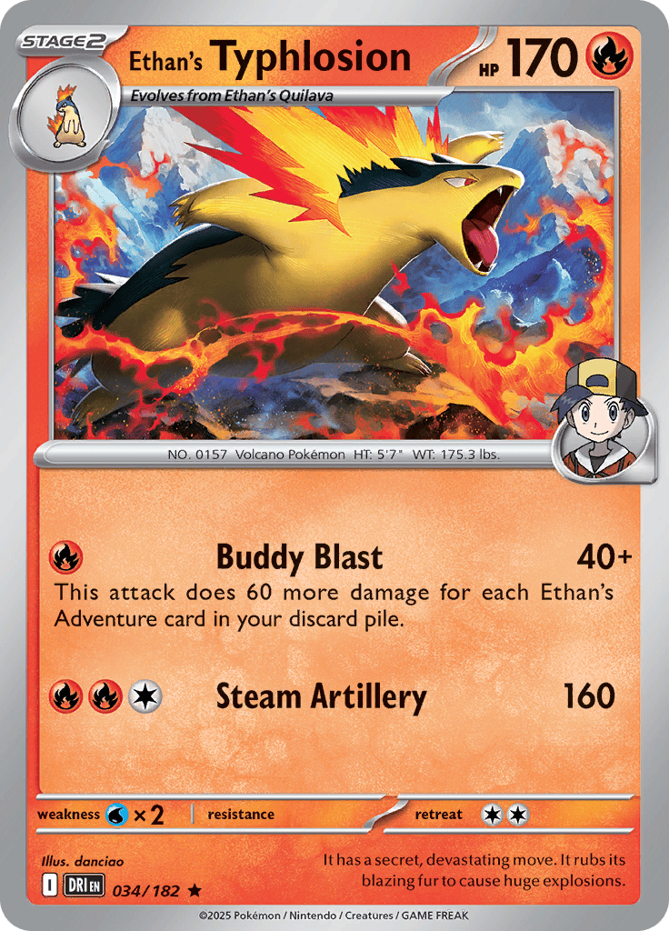 Ethan's Typhlosion 034/182