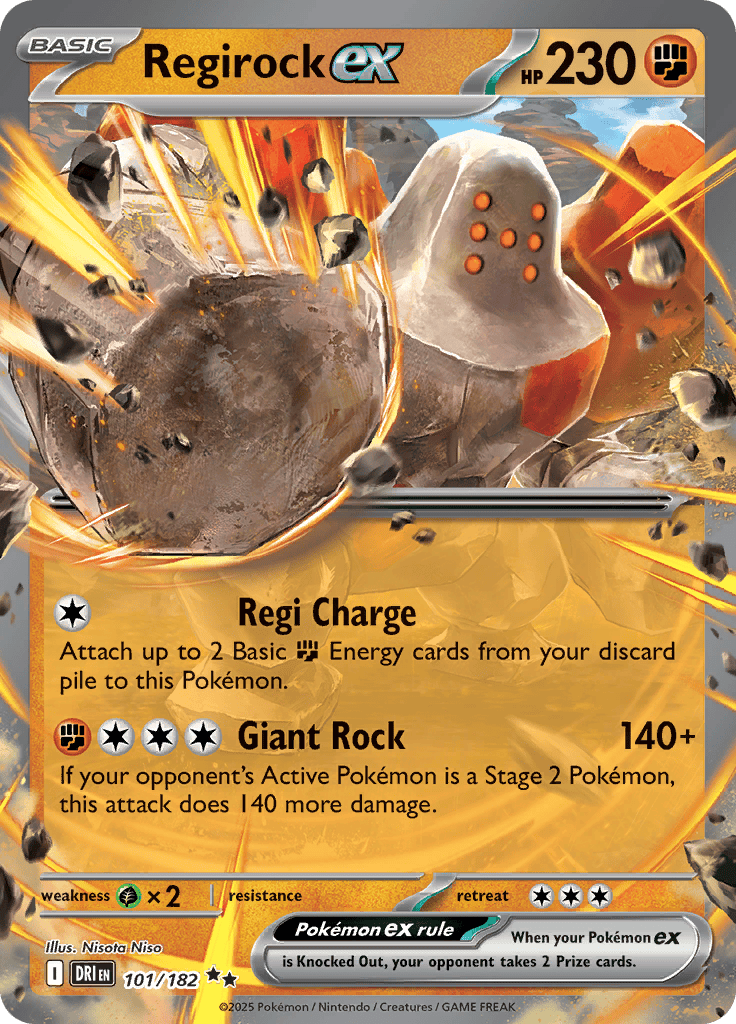 Regirock Ex - 101/182