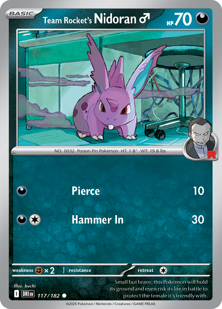 Team Rocket's Nidoran 117/182
