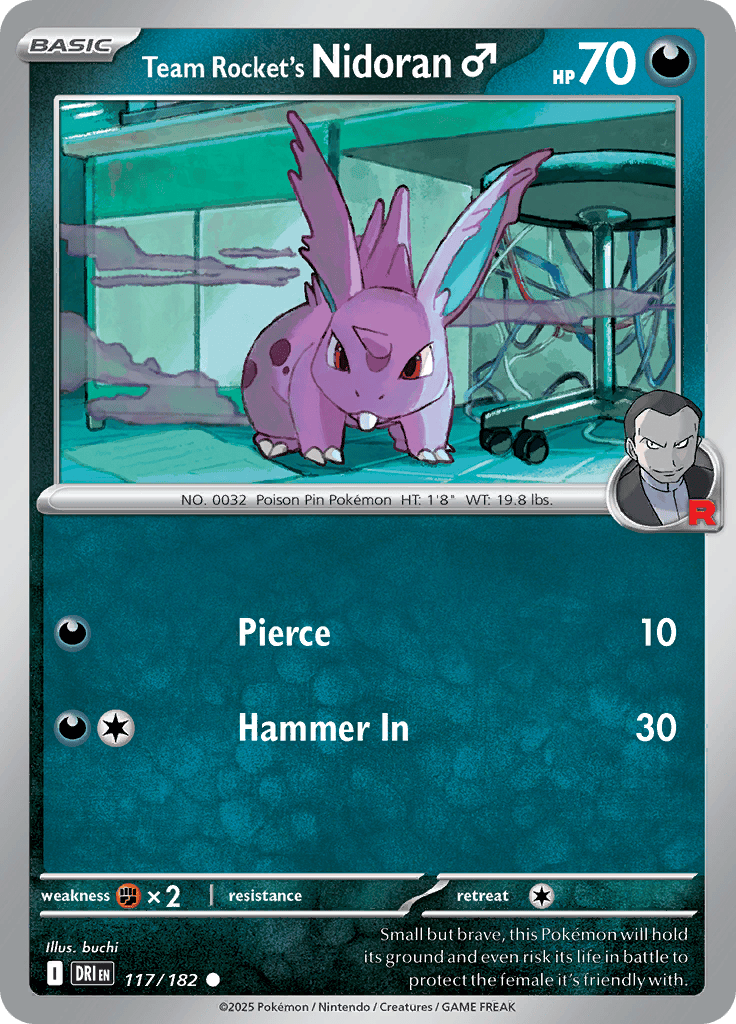 Team Rocket's Nidoran 117/182
