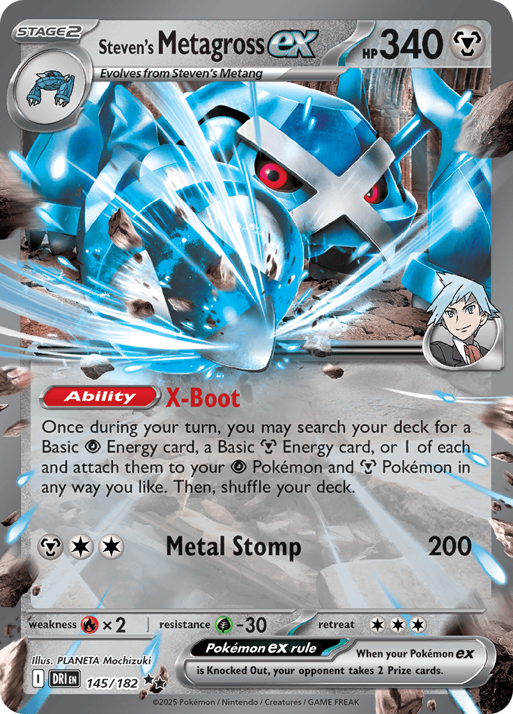 Steven's Metagross Ex 145/182