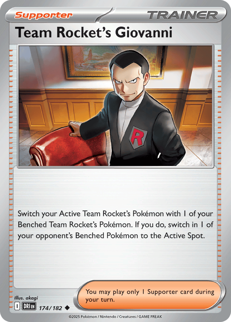 Team Rocket's Giovanni 174/182