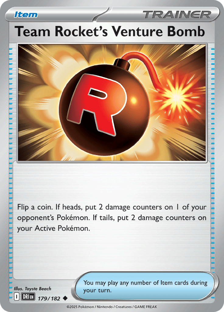 Team Rocket's Venture Bomb 179/182
