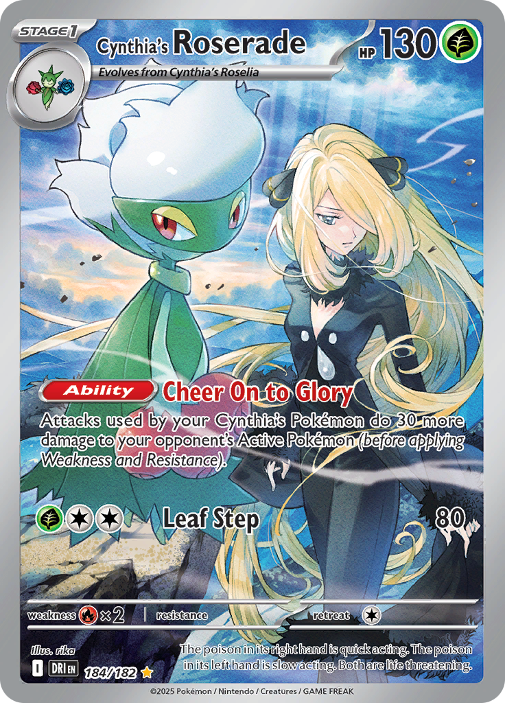 Cynthia's Roserade - 184/182