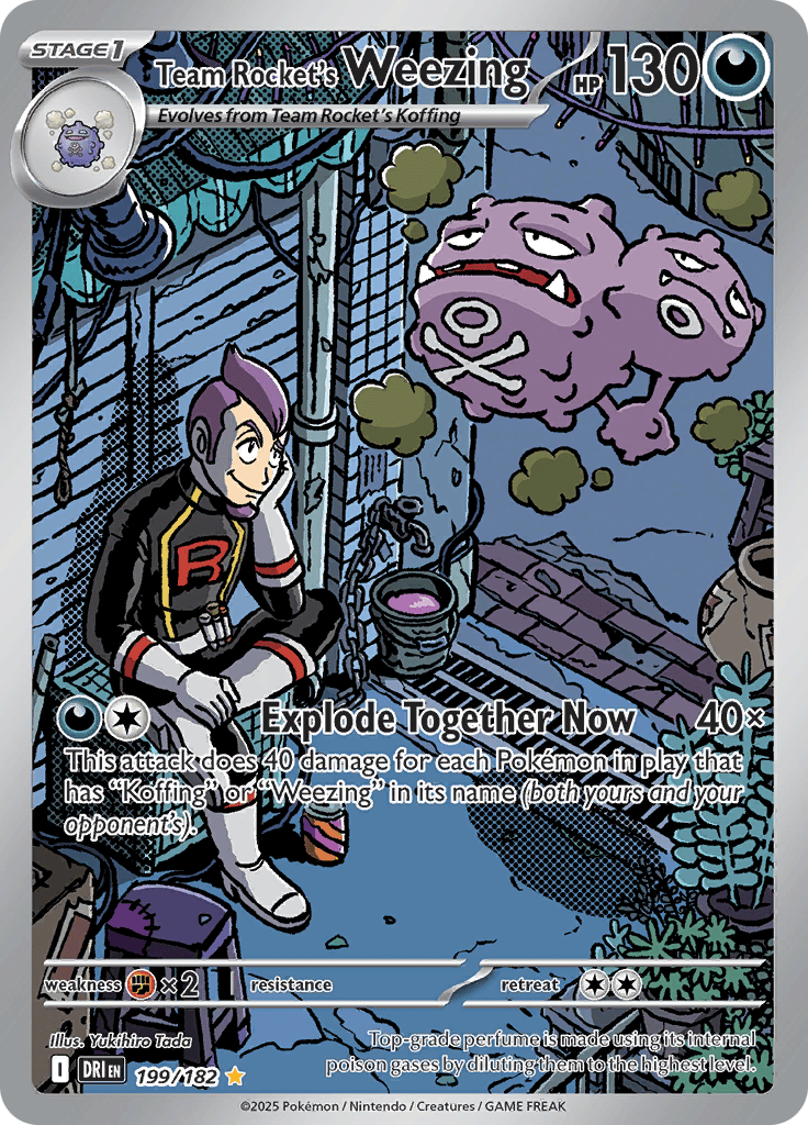 Team Rocket's Weezing - 199/182