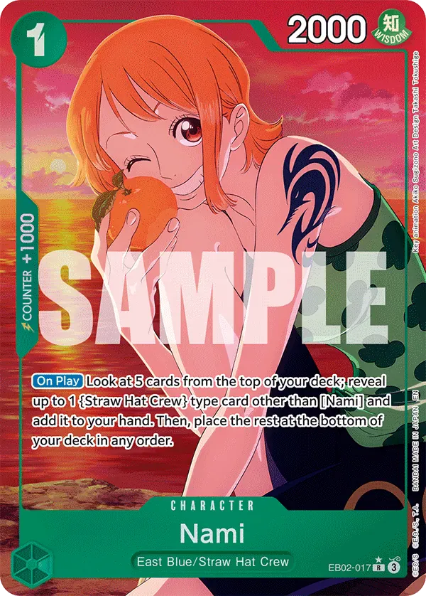 Nami (Alternate Art) EB02-017
