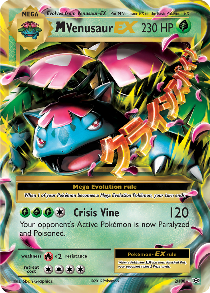 M Venusaur EX - 2/108