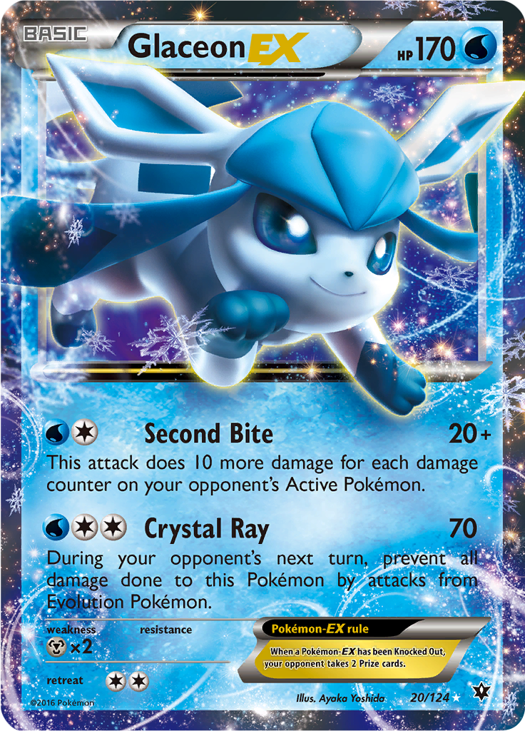 Glaceon EX - XY 20/124