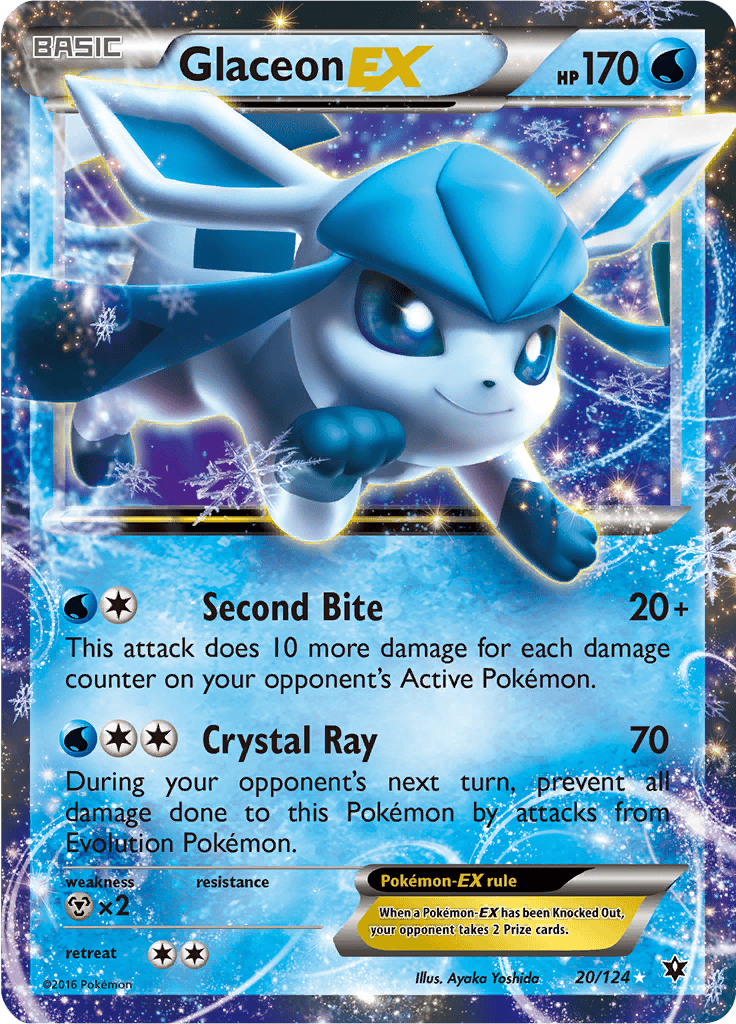 Glaceon EX - XY 20/124