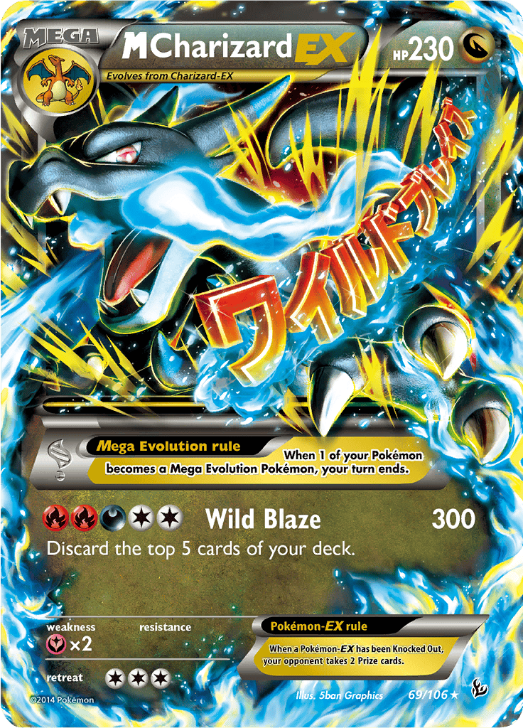 M Charizard EX (X) 69/106