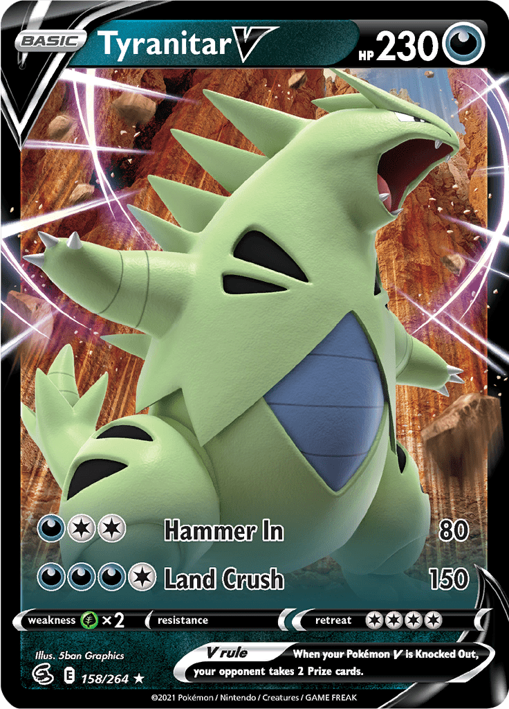 Tyranitar V - 158/264