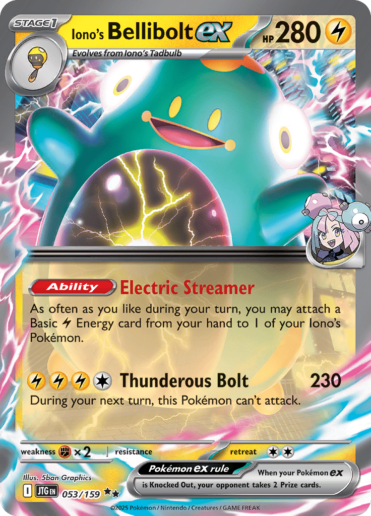 Iono's Bellibolt Ex - 053/159