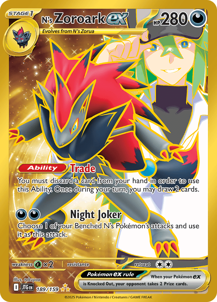 N's Zoroark Ex - 189/159