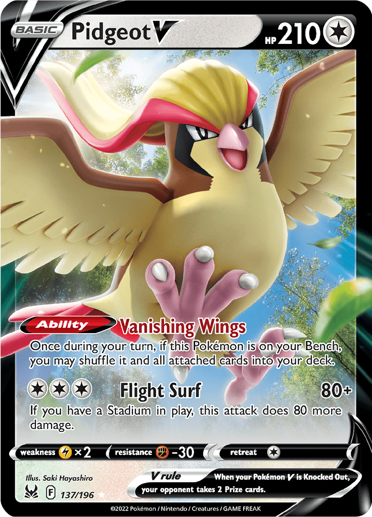Pidgeot V 137/196