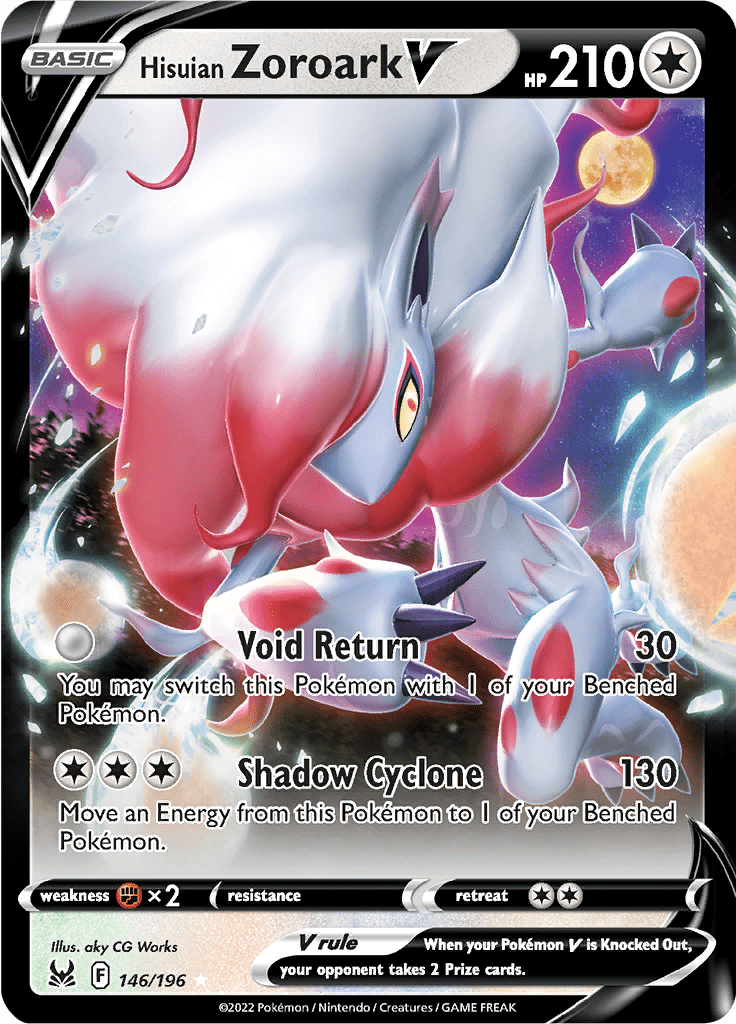 Hisuian Zoroark V 146/196
