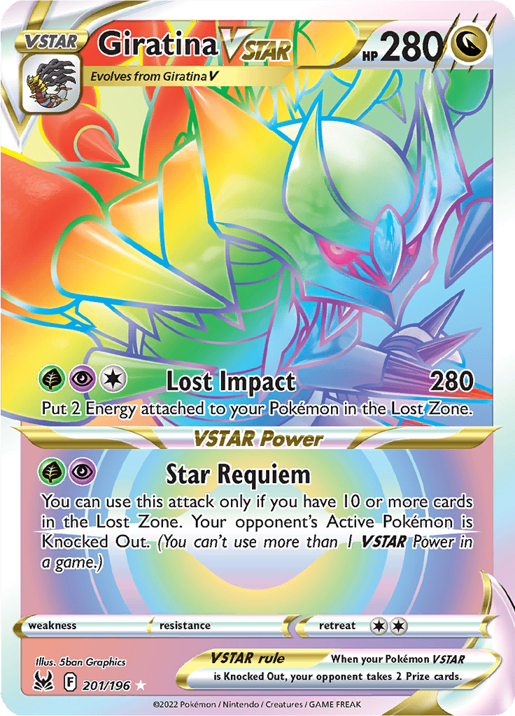 Giratina VSTAR (Secret) 201/196