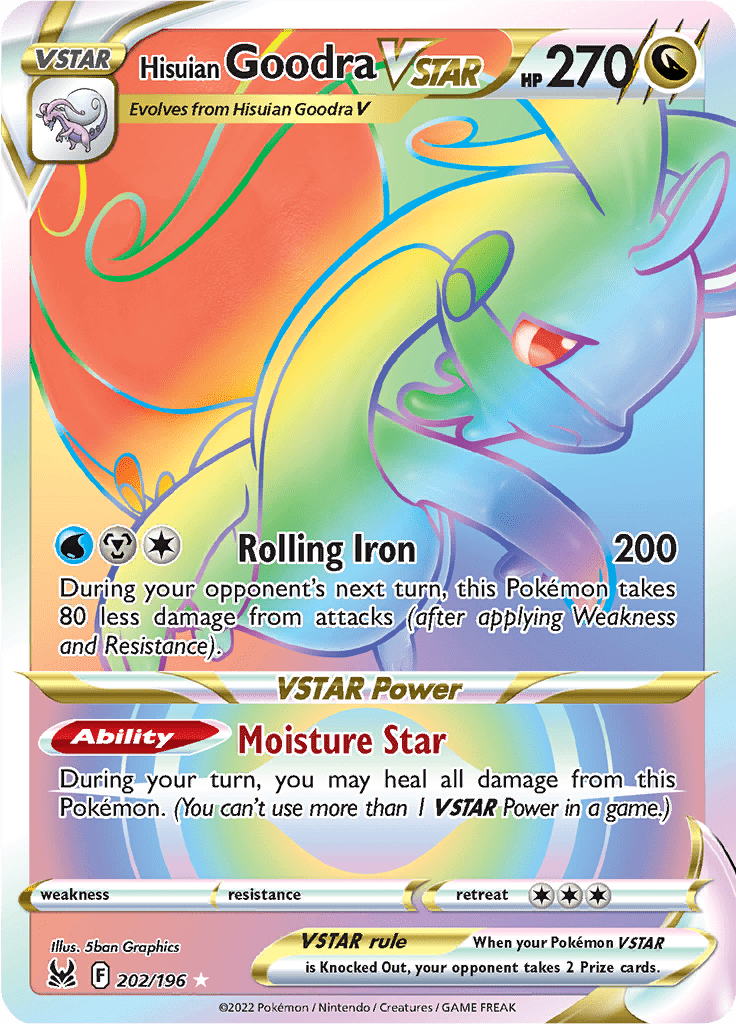 Hisuian Goodra VSTAR - 202/196