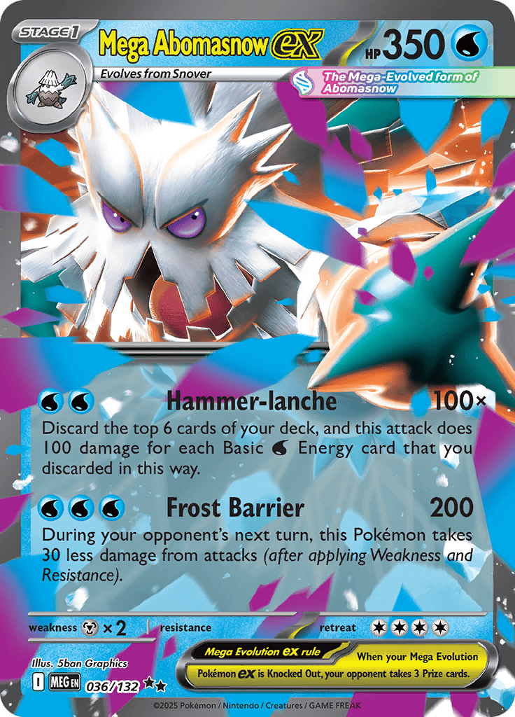 Mega Abomasnow Ex - 036/132