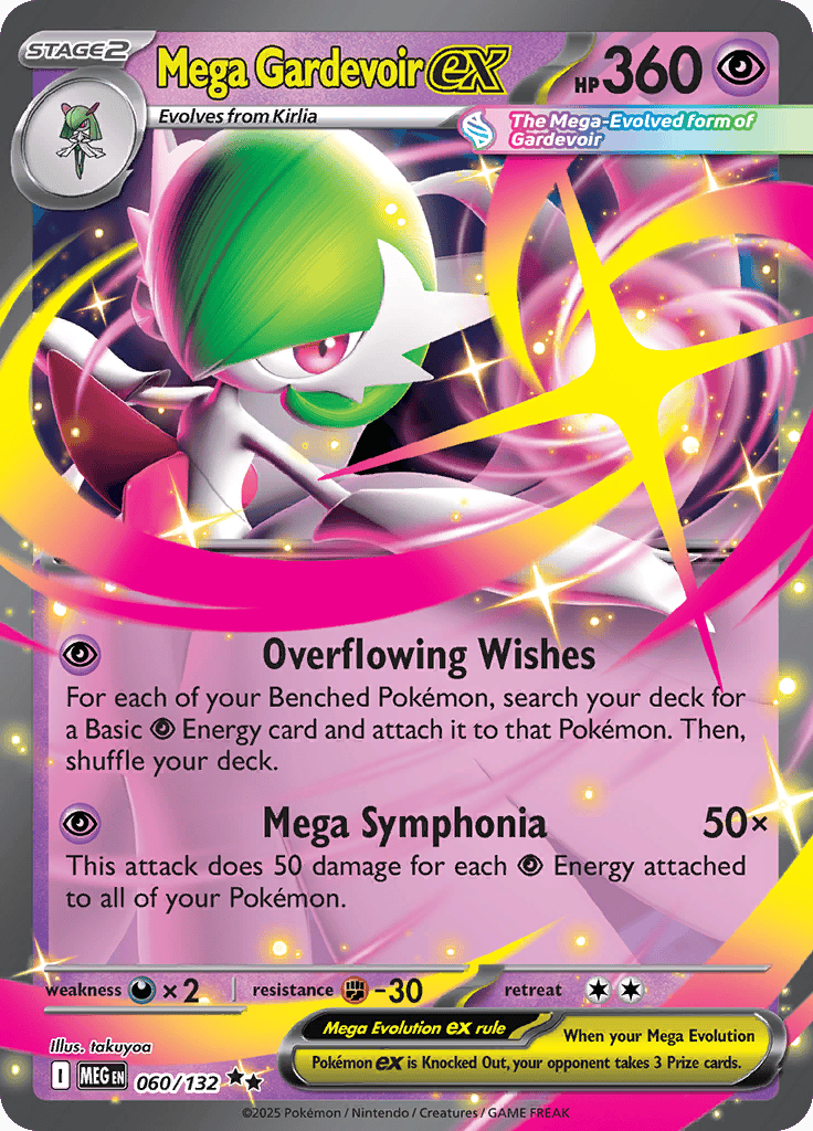 オカッパラバーとエトワールのマステ6個セット Mega Gardevoir Ex - 060/132 – Afkstore.cl
