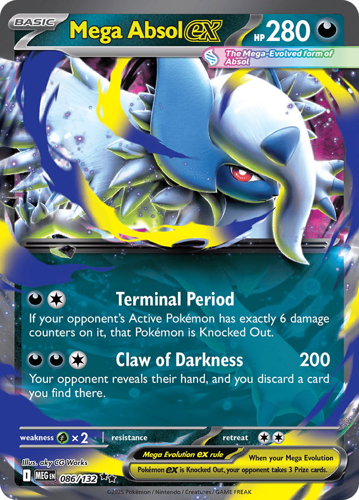 Mega Absol Ex - 086/132 – Afkstore.cl