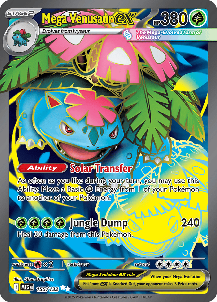 Mega Venusaur Ex - 155/132 – Afkstore.cl
